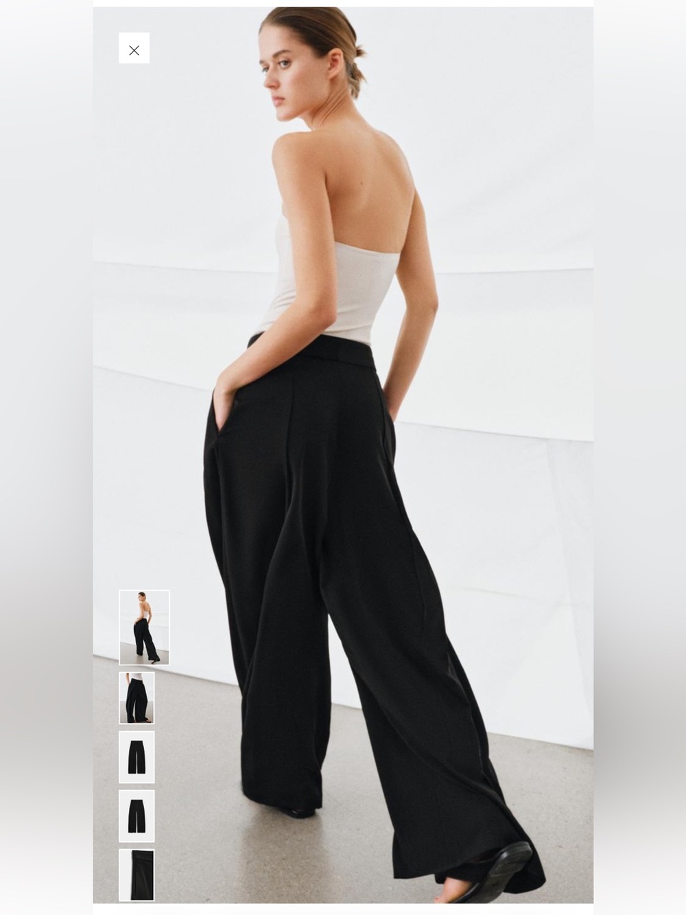 VIRAL NEW ZARA pants with belt loops. Side pockets XS and L 
🚨NO DISCOUNT - Picture 9 of 10